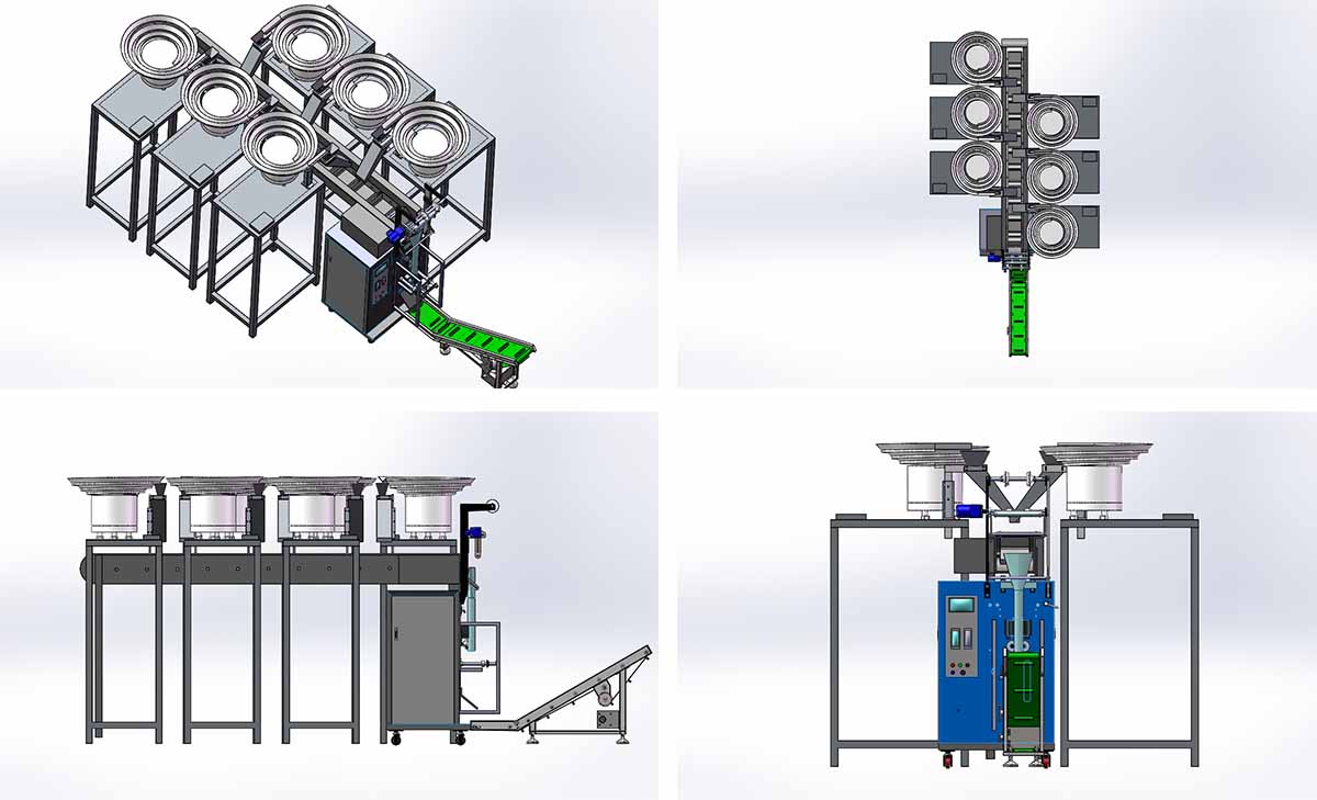 全自動計數螺絲包裝機