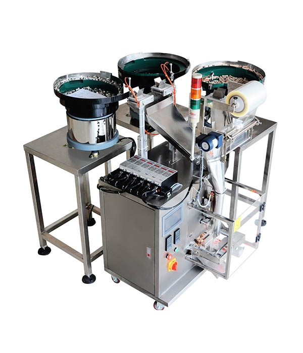 MK-LS3三盤下料螺絲包裝機