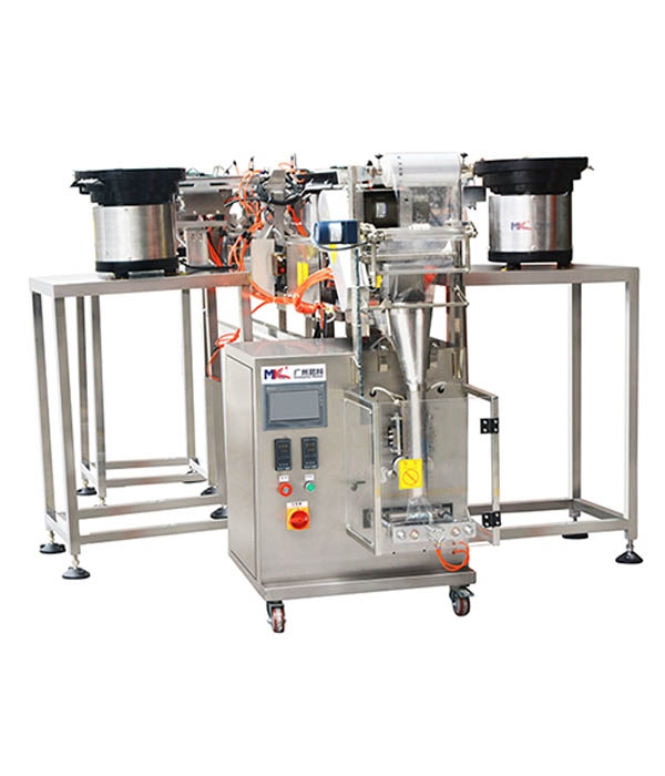 MK-LS5五盤下料五金螺絲配件分揀包裝機(jī)
